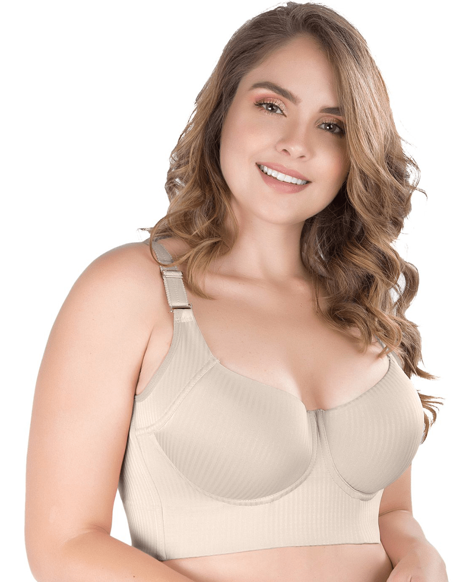 MyD Brasier Breast High Back Bust Control Support Comfort 202