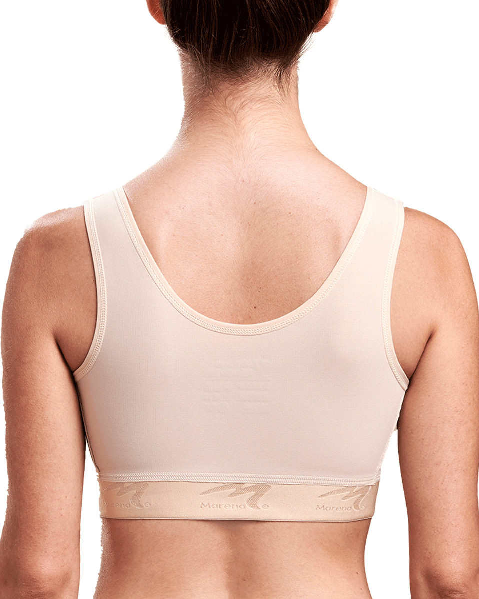 Stretch Naturals Shirred Front Bra Top Classic Colors