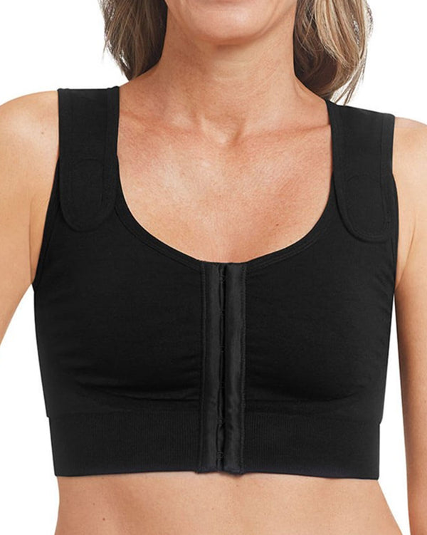 Amoena Sina Seamless Post-Surgical Bra - Black