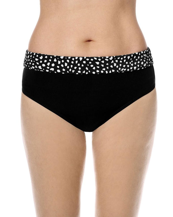 Amoena Manila High Waist Swim Panty - Black