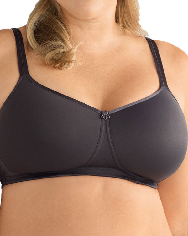 Amoena Mara Padded Wire-Free Bra - Dark Grey