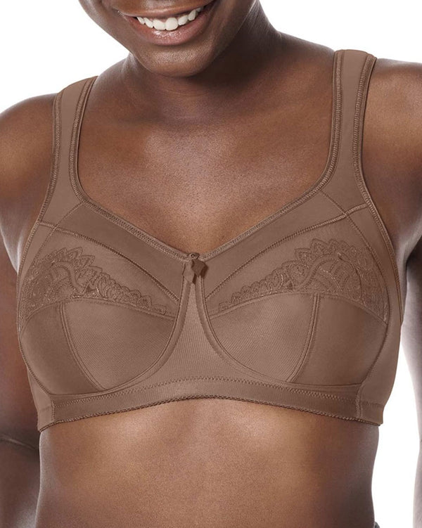 Amoena Isadora Wire-Free Bra - Mocha