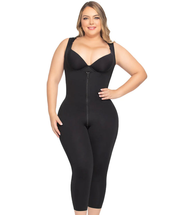 Fajas Uplady Seamless Tummy Control Shapewear Bodysuit for Women Stage 1 Faja Knee Length