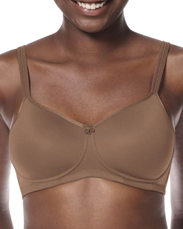 Amoena Mara Padded Wire-Free Bra - Mocha