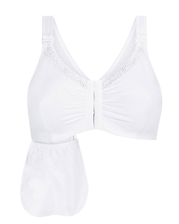 Amoena Hannah Post-Surgical Bra Kit - White