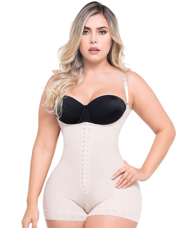 Fajas Sonryse Bodysuit Removable Straps Open Bust