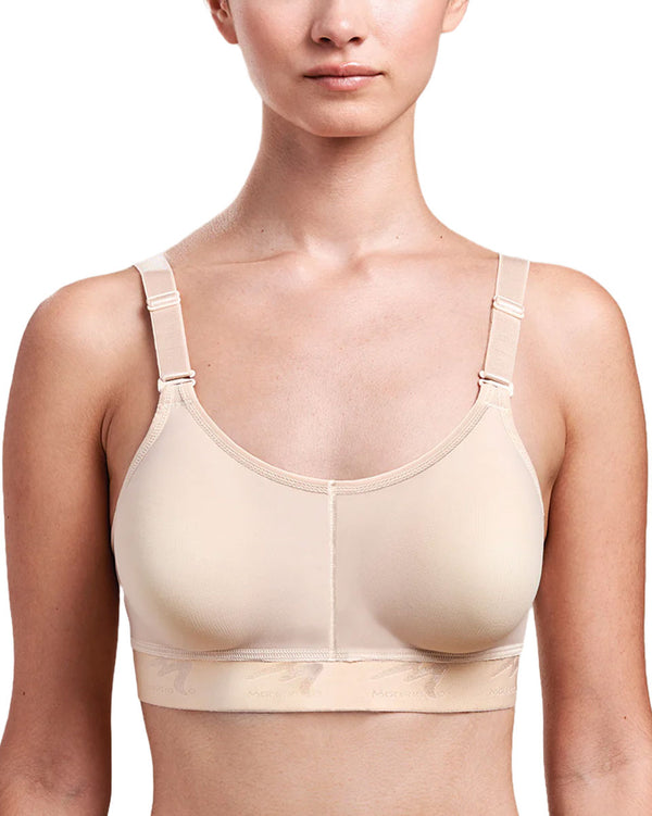 Marena Caress™ Ultra-Low Coverage Pocketed Bra - Beige/Black