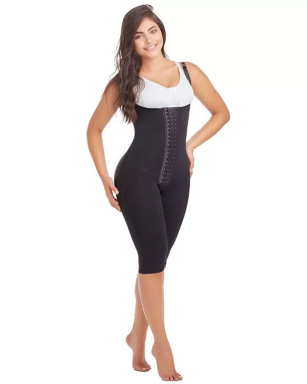 Final Sale Clearance Delie Fajas Shapewear with Straps and Braless with Side Zipper - Negro (Black) / XS