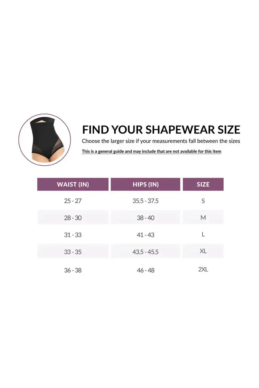 Curveez High Waist Women´s Briefs Flawless