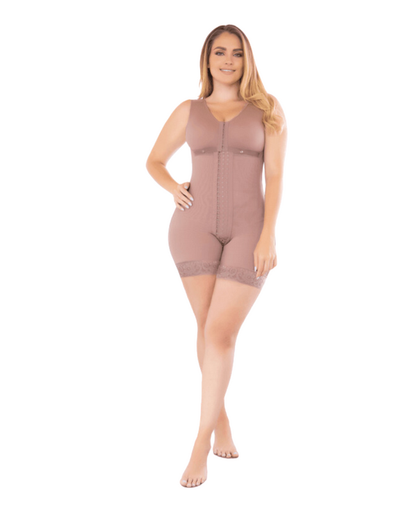 Delie Fajas Half-Leg Bra Girdle With Snaps And Larger Hips