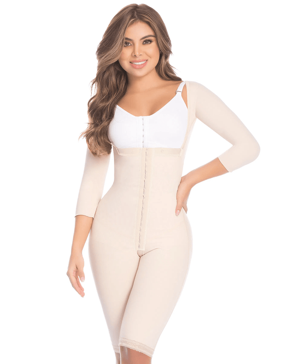 Delie Fajas Fit 360 Knee Length with Sleeves