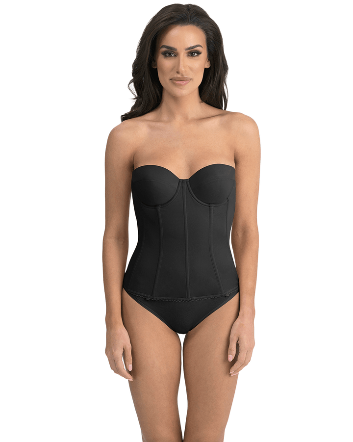 Dominique Brianna Low Back Strapless Longline Bra