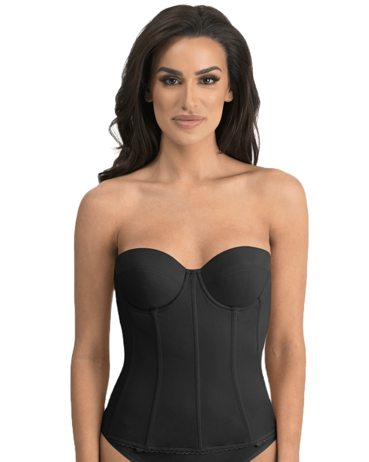 Dominique Brianna Low Back Strapless Longline Bra