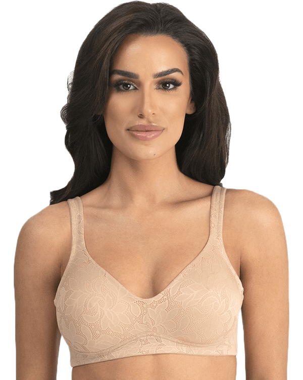 Dominique Jolie Jacquard Wire Free Soft Cup Bra