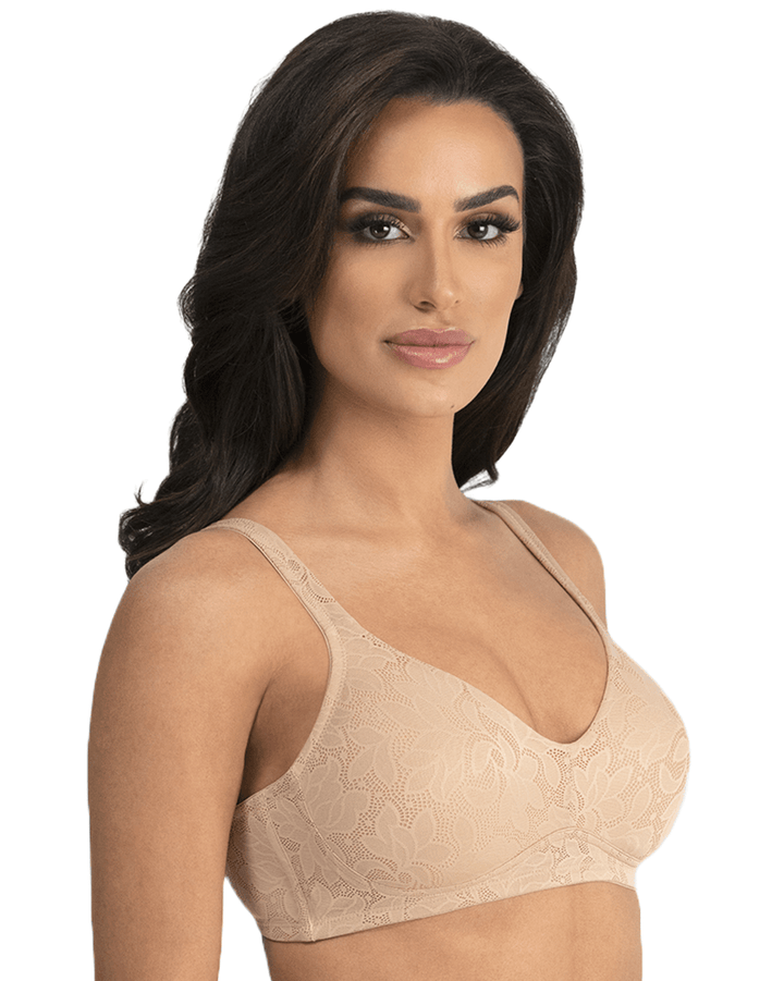 Dominique Jolie Jacquard Wire Free Soft Cup Bra