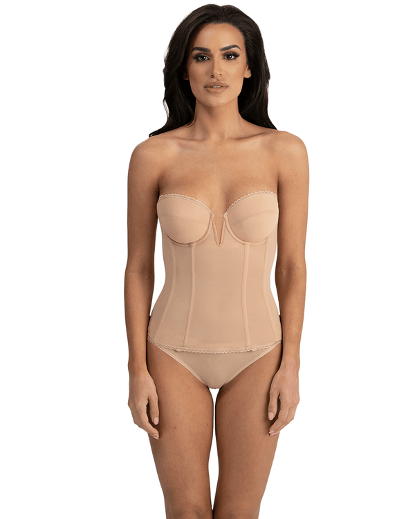 Dominique Vivienne V Wire Longline Strapless Bra