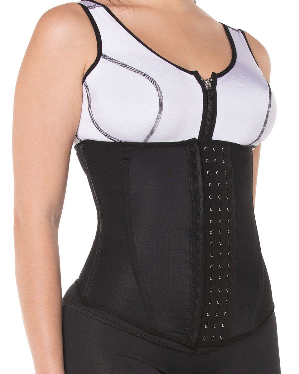 Fajas M&D Waist Cincher with 4 Hook-and-Eye Closure