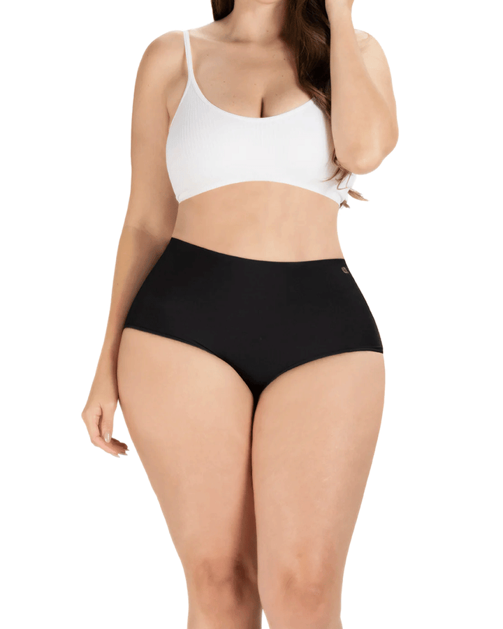 Fajas Sonryse  2-Pack Seamless Tummy Control Shapewear Mid Rise Shaping Panties