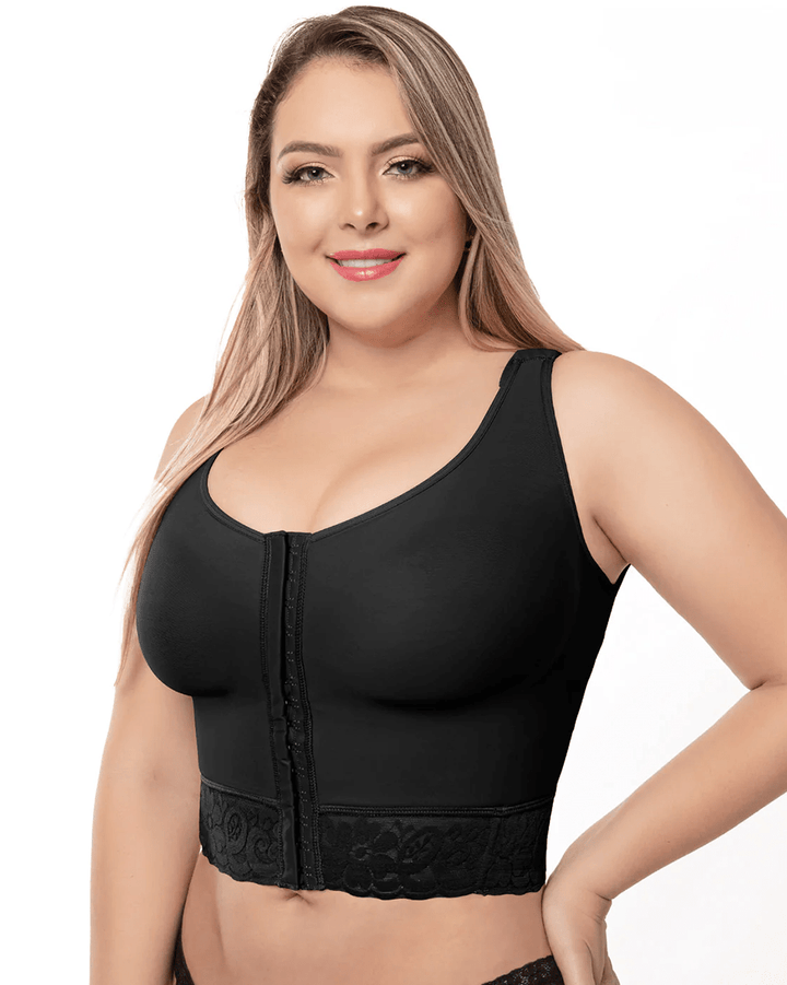 Fajas Uplady Post Op High Compression Waist Length Posture Corrector Bra