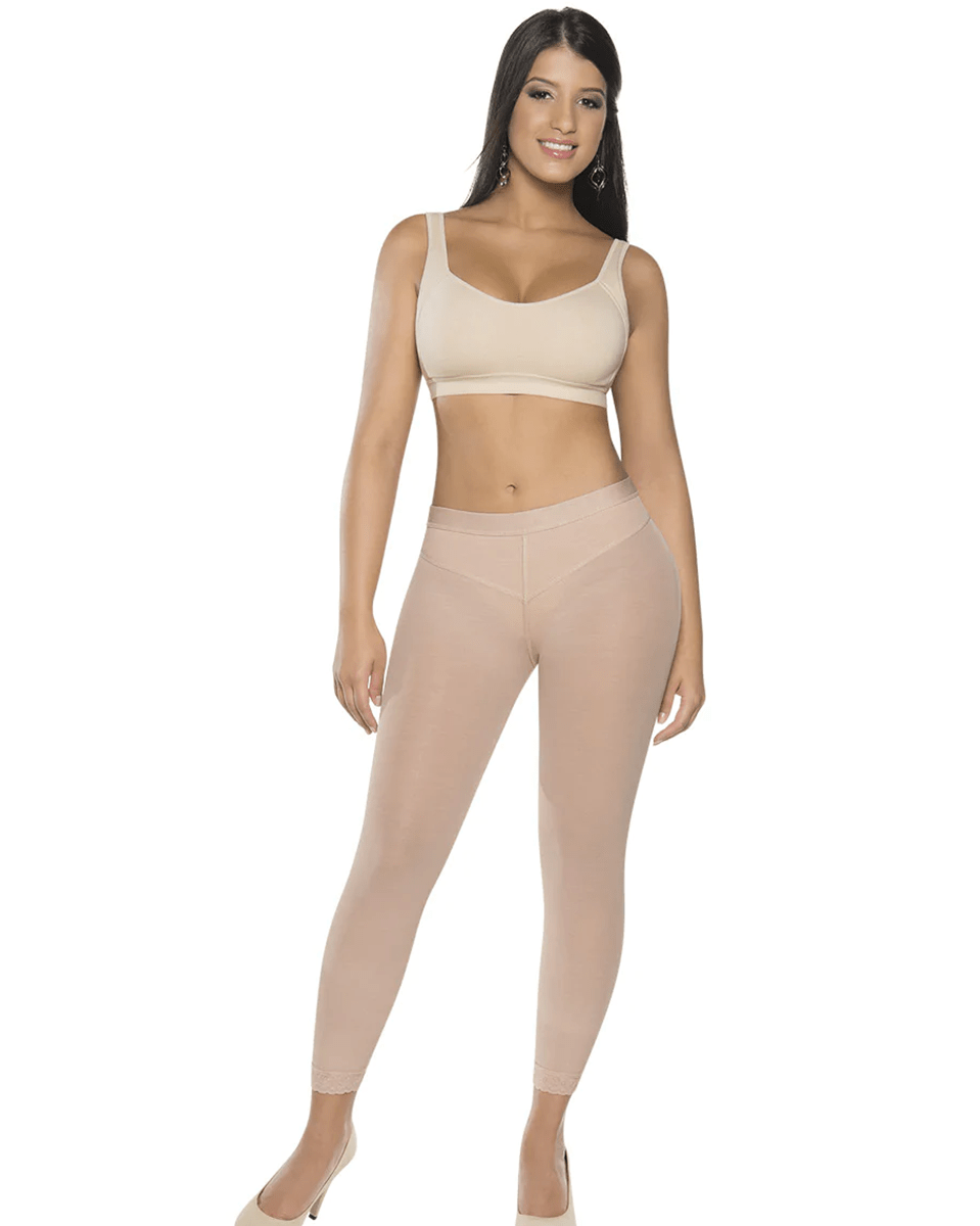 Final Sale Clearance Equilibrium Slim Shapewear Girdle Powernet Long Leg Pants