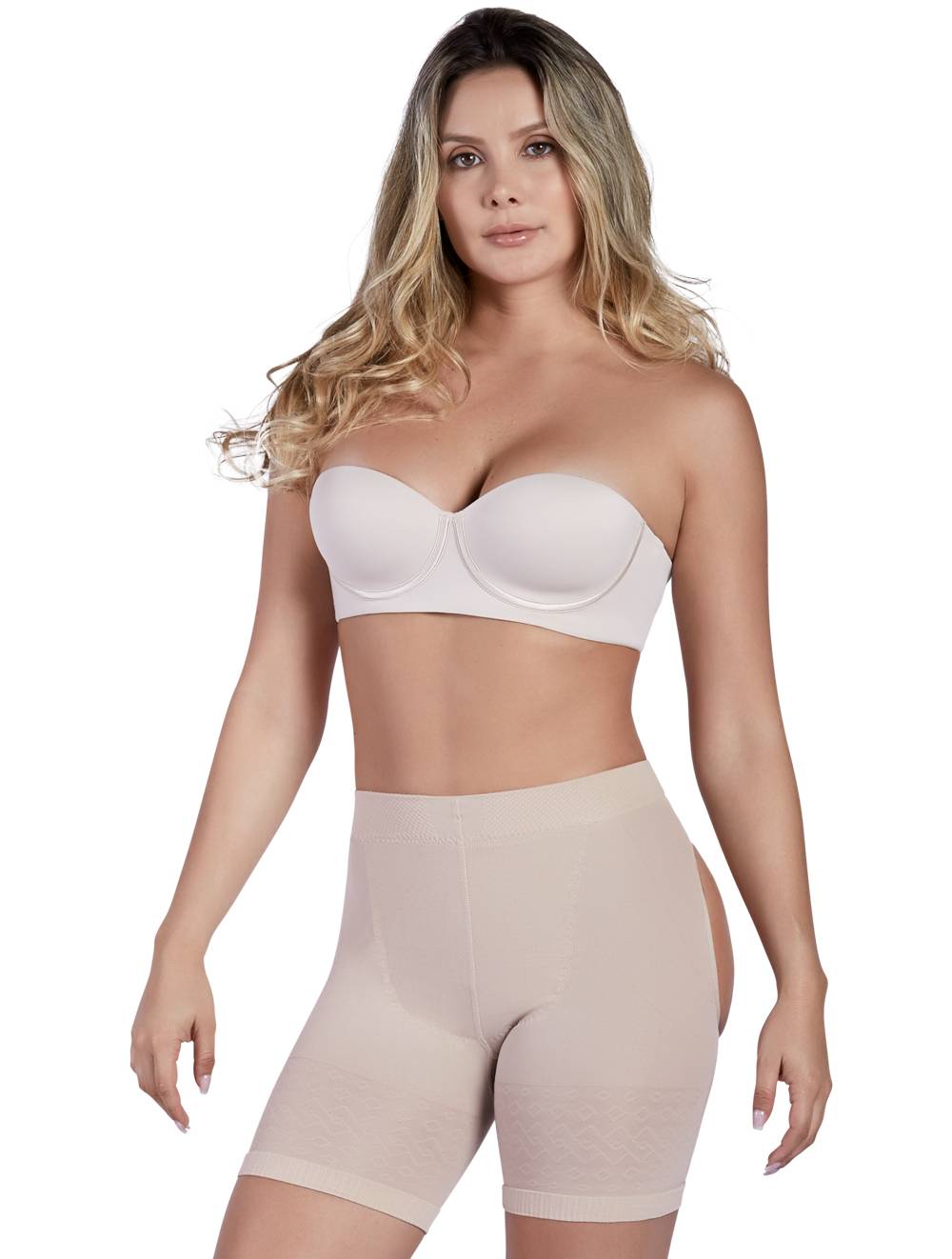 Final Sale Clearance Cysm Seamless Strapless Thermal Full Body