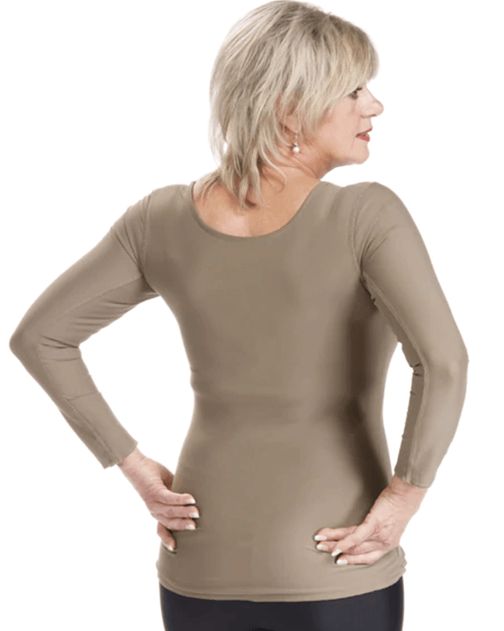 Final Sale Clearance Wear Ease Taylor T - Long Sleeve, Compression For Underarm, Upper Chest, Abdomen And Back