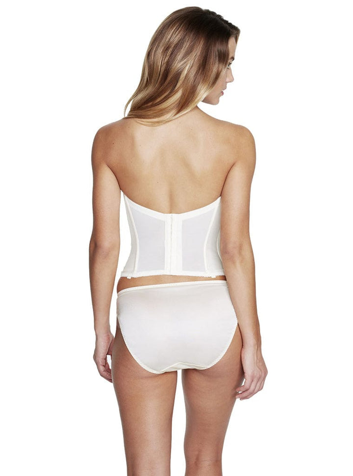 Dominique Low Back Satin Brasselette