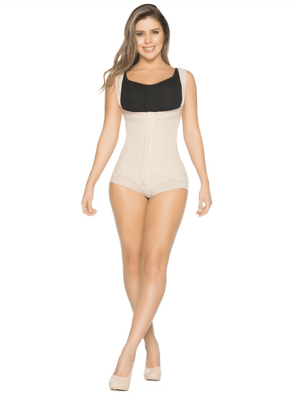 Equilibrium PowerFlex Boyshort Firm Girdle High Back Continuous Wide Strap