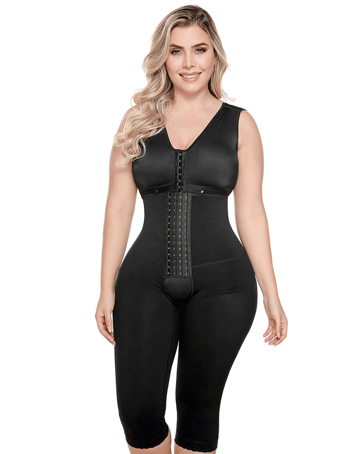 Fajas Sonryse Colombian Full Body Shaper for Post-Op with Built-in Bra