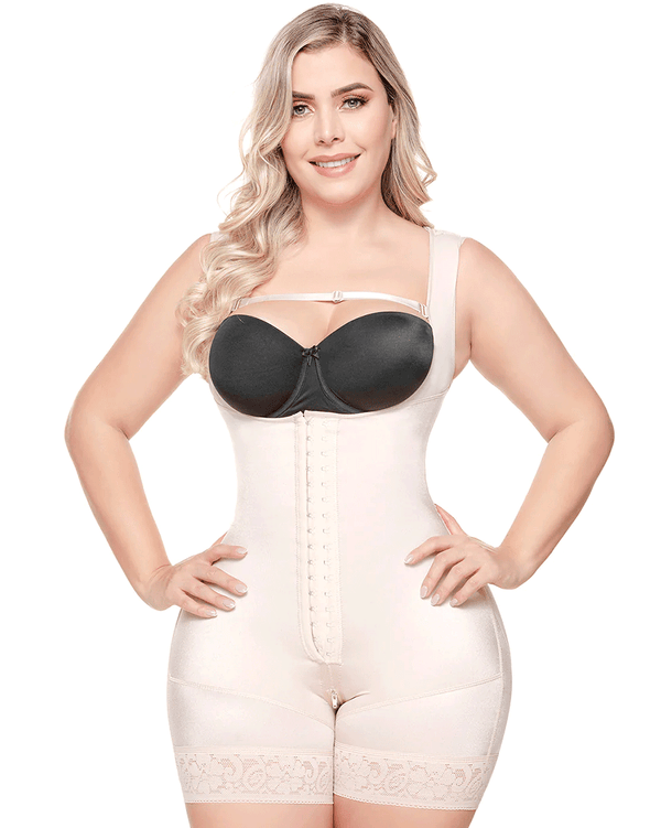 Fajas Sonryse Colombian Shapewear Open Bust Bodysuit Post-Op Body Shapers