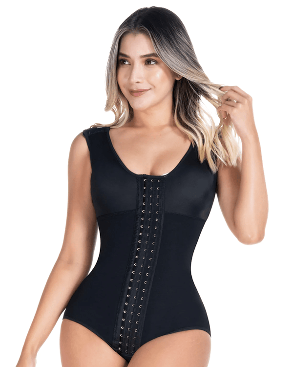 Fajas Sonryse Postpartum Panty Shapewear Bodysuit with Built-in Bra