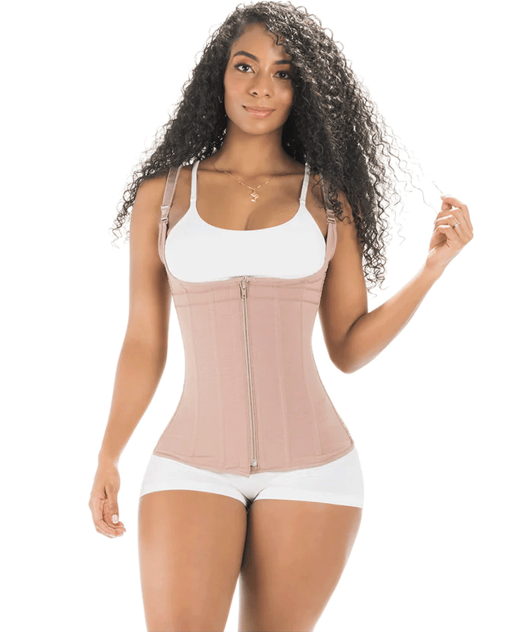 Fajas Sonryse Tummy Control Shapewear Vest Girdle Daily Use Open Bust Shaper