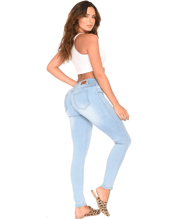 Lowla Denim Jeans Spandex Butt Lift with Removable Pads