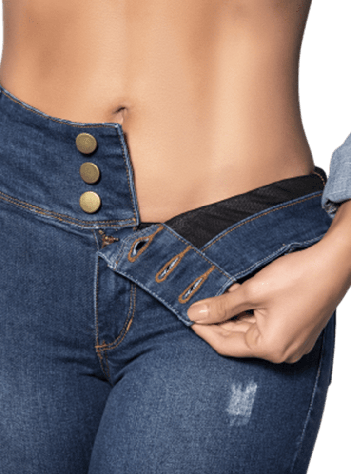 Mapale Butt lifting jeans with Girdle Lining D1913