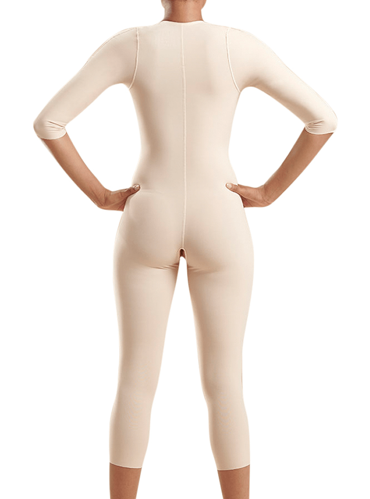 Marena Compression Bodysuit with 3/4 Sleeves