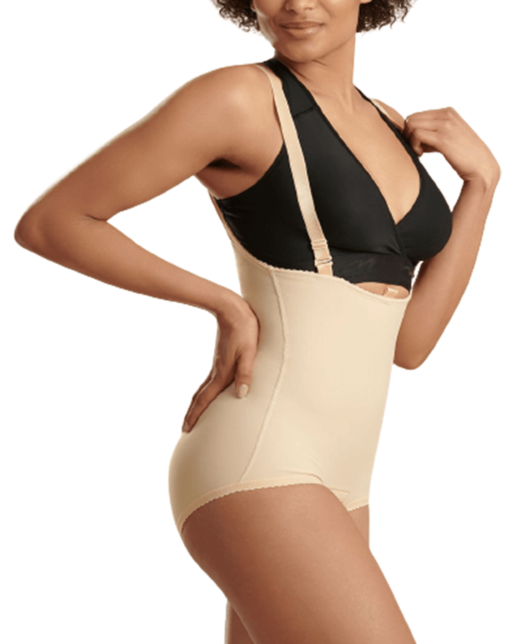 Marena Reinforced Girdle with Layered Panels - Bikini Length