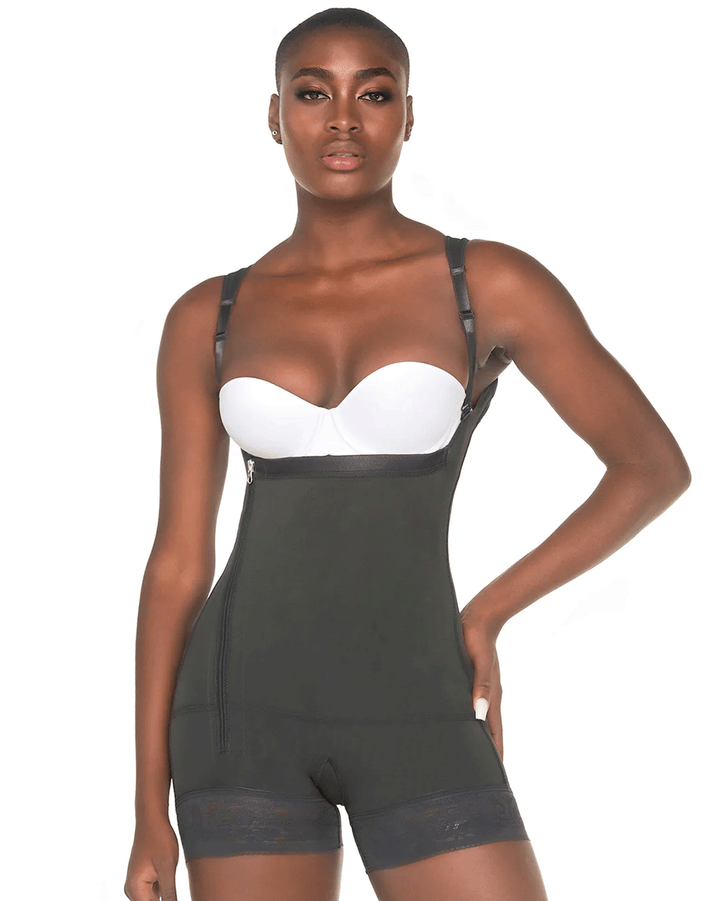 MariaE Fajas Colombianas Open Bust Shapewear Short Style