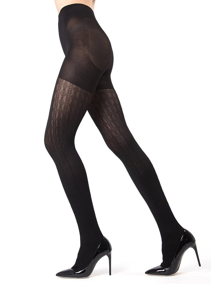 MeMoi Firmfit Diamonds Link Control Top Tights