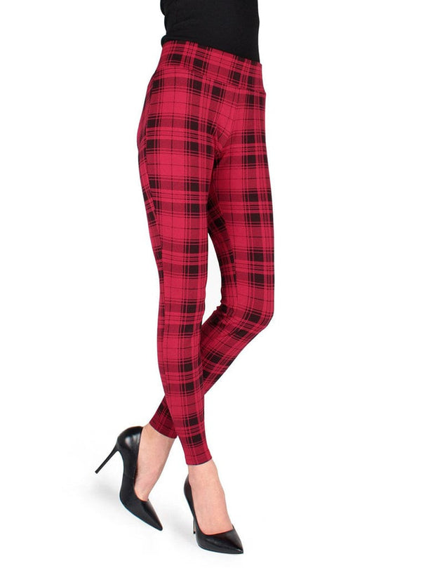 MeMoi Gaban Tartan Shaping Legging