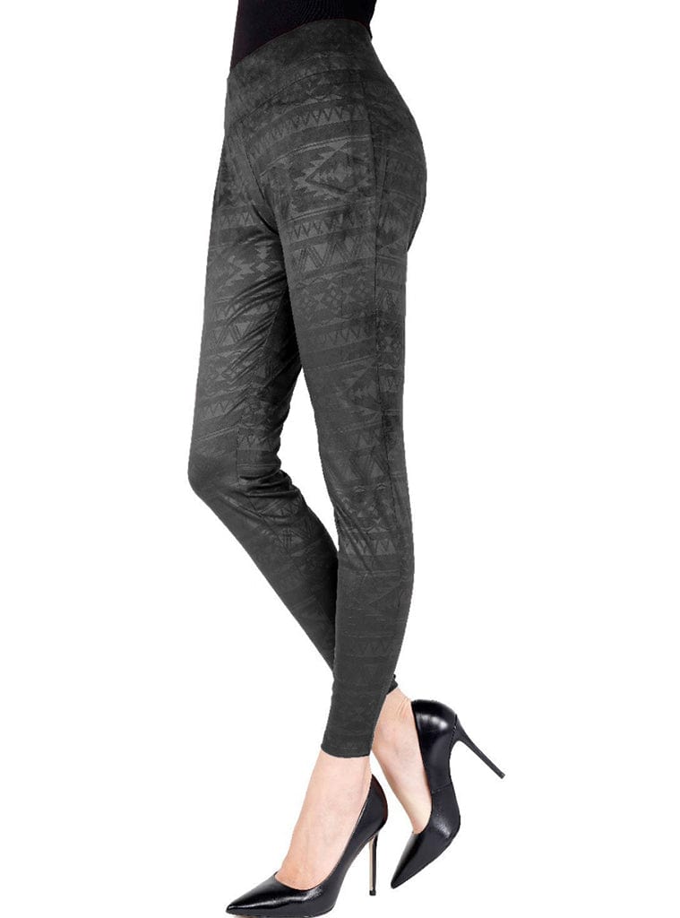 MeMoi Tribal Inspired Shaping Legging –