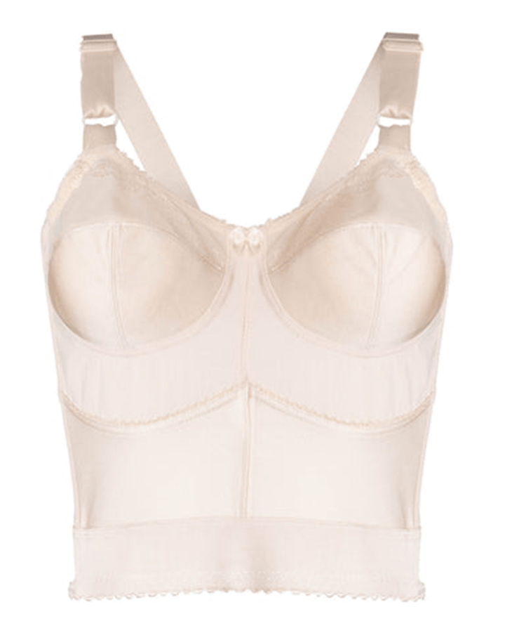 Rago Embroidered Soft Cup Long Line Bra