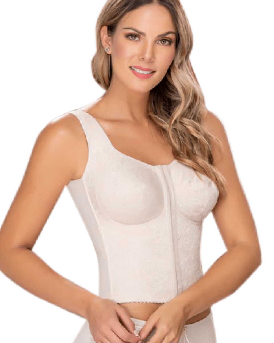 Women Back Support Wireless Bra Lift Up Shaper Front Button Hooks Bras  Sports Fitness Posture Corrector Brassiere Underwear