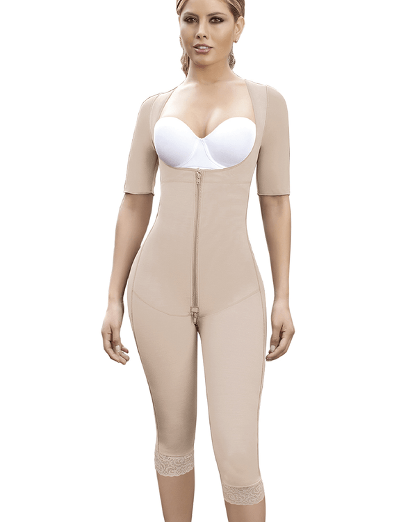 Siluet Lipo Compression Garment Post-Op Shapewear with sleeves