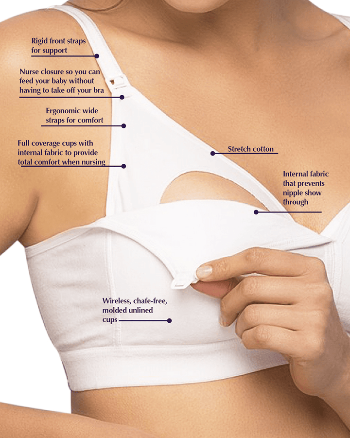 Siluet Maternity Bra with Pairs of Nursing Pads