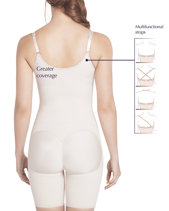 Siluet Slimming Braless Mid-Thigh Body Shaper