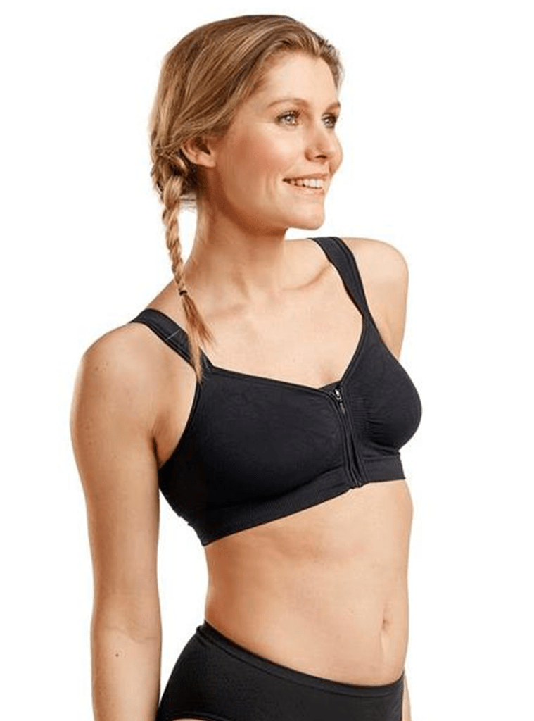 CAREFIX Ava Seamless Front Close Post-Op Surgical Bra (3444),LargeA-C,Black  : Buy Online at Best Price in KSA - Souq is now : Fashion