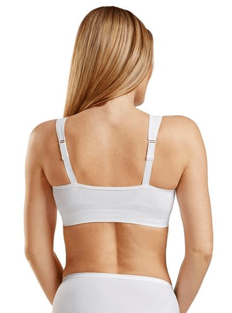 Buy CAREFIX Sophia - Post Surgery Bra with Front Closure Zipper -  Compression Surgical Vest by TYTEX, White, Small at